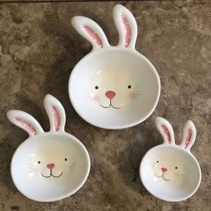 Bunny Bowls by Blossoms & Blooms - set of 3